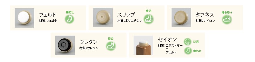 フローリング保護アイテムの木製プラパート種類解説